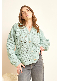 Cardigan au crochet Bianca