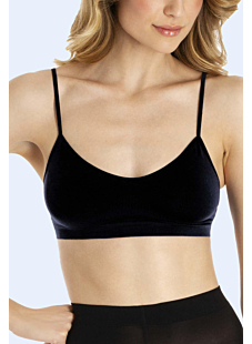 Brassière bretelles fines noir