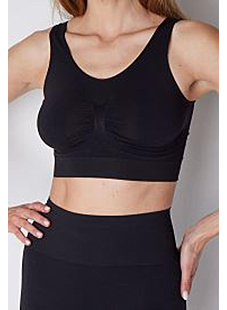 Brassière galbant noir