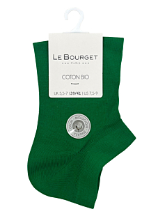 Socquettes ultra courtes vert jardin
