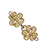 Lot de 2 attaches en métal floral long 50mm Rose