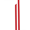 Ruban satin double face rouge 10mm x 1m