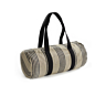 Sac tricot rayé noir, 44 x 19 cm