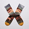 Paire de chaussettes paysage 39-41