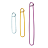 Lot de 3 arrête-mailles colorés, 8,5 à 17 cm, Bergère de France