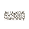 Dentelle bicolore 60 mm x 60 cm