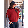 M2038 Pull sans manches col claudine en fiche pdf