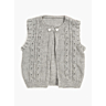 M6268 Gilet sans manches à torsades Clara en fiche pdf