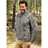 M0090 Gilet à torsades  en fiche PDF