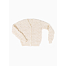 M2626 Gilet point relief encolure V en impression papier en impression papier