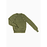 M2633 Pull fin raglan fantaisie col rond en impression papier