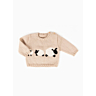 M2682 Pull jacquard mouton bébé en impression papier