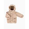 M2693 Duffle coat à poches bébé en impression papier