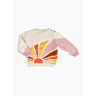 M2829 Pull jacquard soleil Coralie en impression papier
