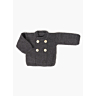 M2840 Gilet double boutonnage Ivory en impression papier