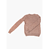 M6040 Pull jersey col rond manches montées Floriane en impression papier