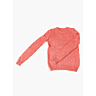 M6041 Pull jersey col rond manches montées Camille en impression papier