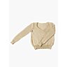 M6048 Pull jersey col V manches montées Samantha en impression papier