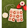 M6455 Short granny au crochet en impression papier