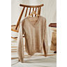 M6495 Pull col V Betty en impression papier