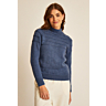 M6591 Pull raglan fantaisie en impression papier