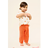 M6677 Pantalon au crochet en impression papier