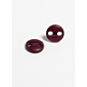 lot de 6 boutons à gros trous Ø27 mm prune