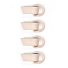 Lot de 4 attaches Sable long. 35 mm
