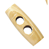 Lot de 6 bûchettes en buis 30 mm Naturel