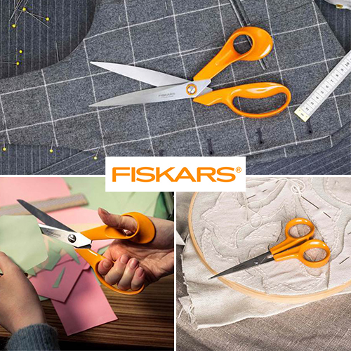 Ciseaux classic Fiskars universels 21 cm gaucher